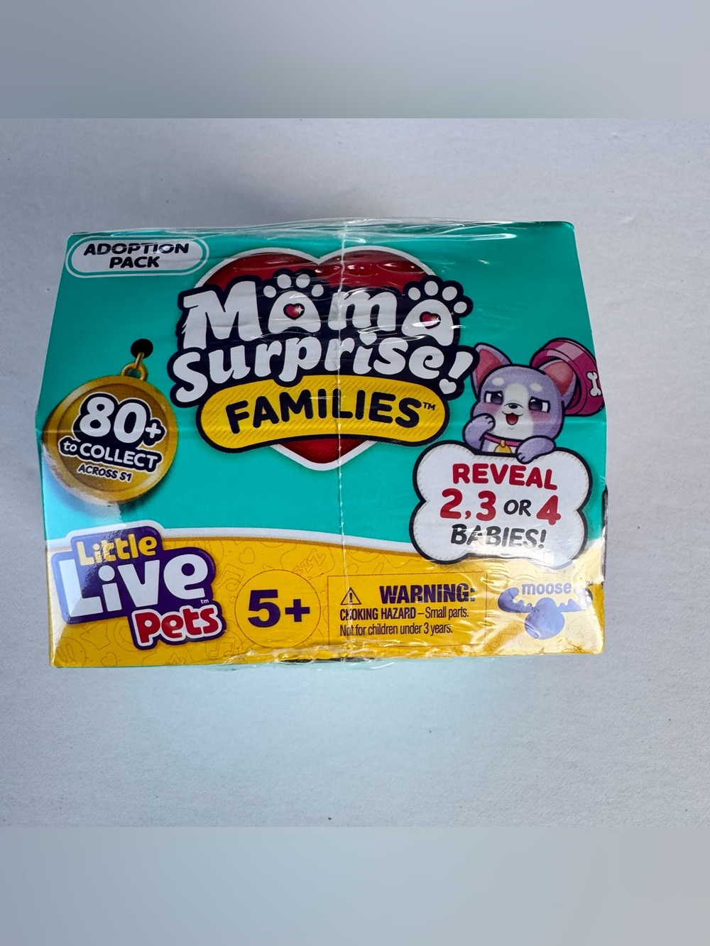 Mama Surprise Families Little Live Pets Adoption Pack, Reveal 2,3, or 4 Babies